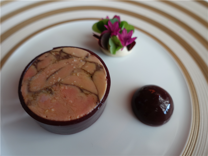 duck liver ballotine